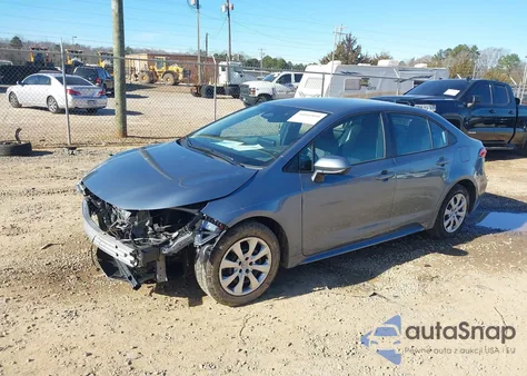 2025 Toyota Corolla Le z USA, uszkodzony, nr VIN 5YFB4MDE0SP235260